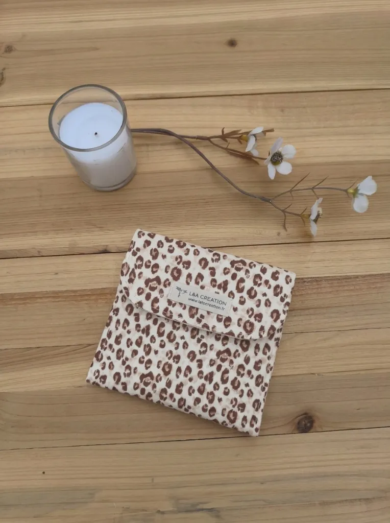 Pochette étui à savon ou lingettes - imperméable - L&A Création