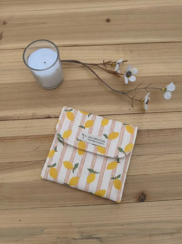 Pochette étui à savon ou lingettes - imperméable - L&A Création