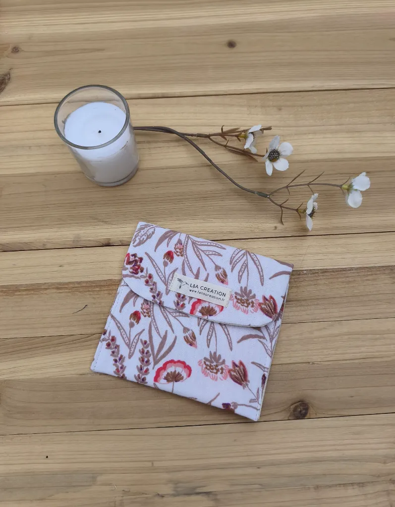 Pochette étui à savon ou lingettes - imperméable - L&A Création