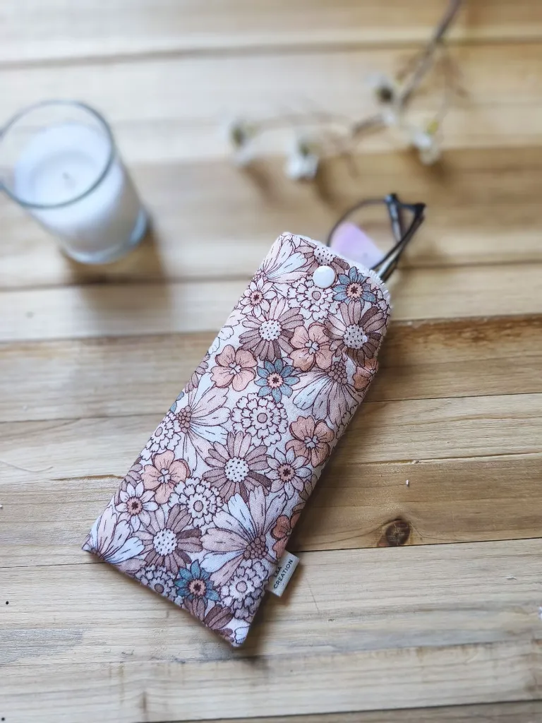 Etui à lunette microfibre liberty