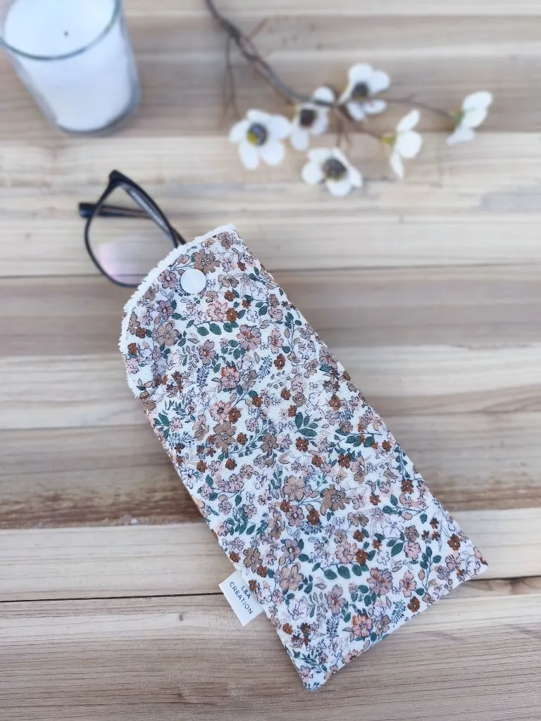 Etui à lunette microfibre liberty
