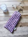 Etui à lunette microfibre vichy