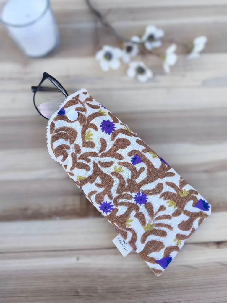 Etui à lunette microfibre