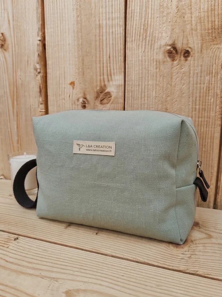trousse toilette homme vert tilleul.webp