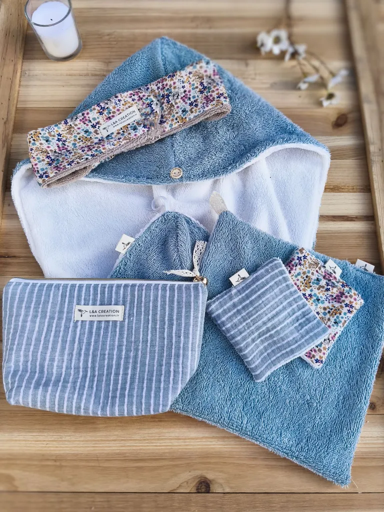 Serviette turban pour cheveux ultra douce L&A Création