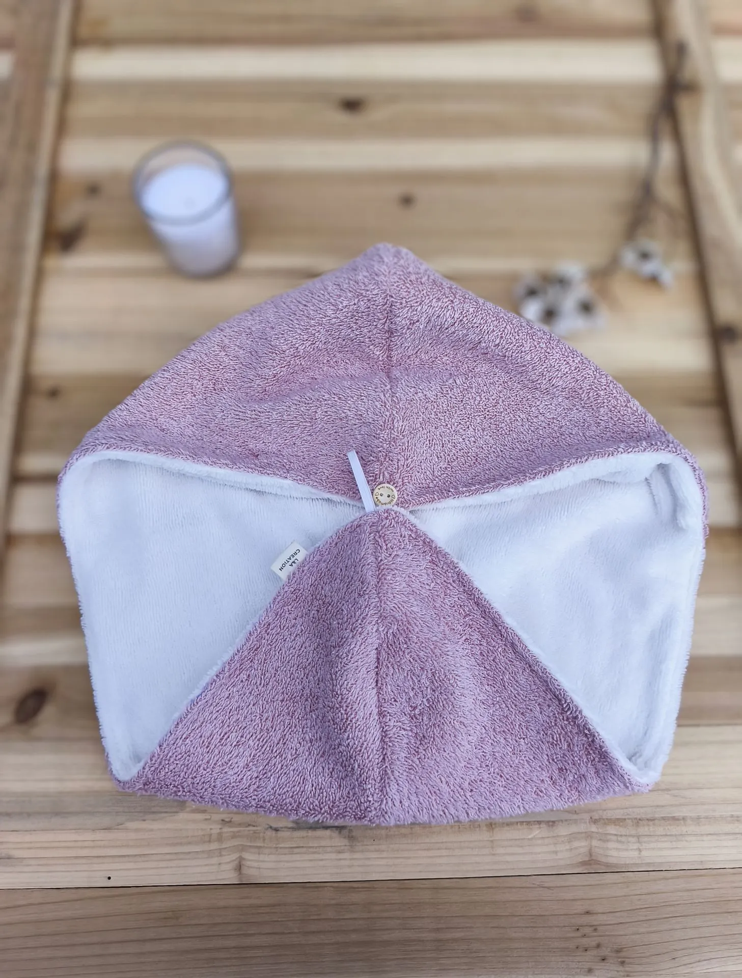 Serviette turban pour cheveux ultra douce L&A Création