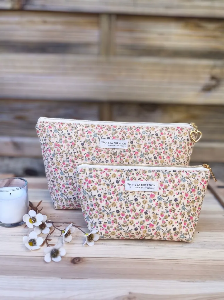 Pochette trousse imperméable - 2 tailles - L&A Création