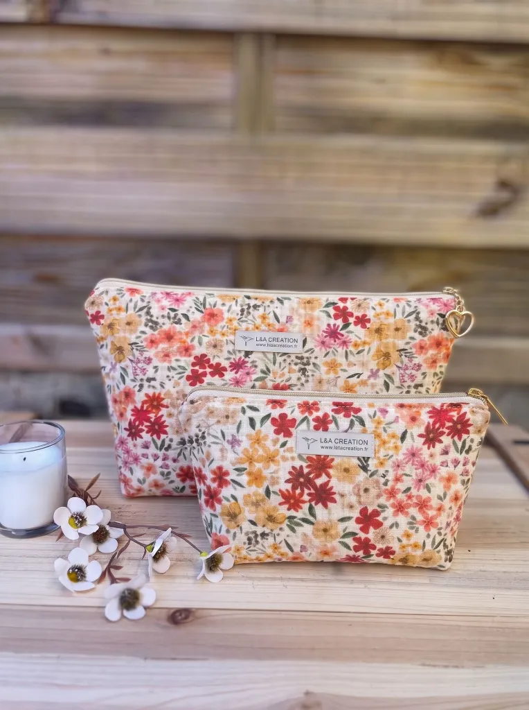Pochette trousse imperméable - 2 tailles - L&A Création