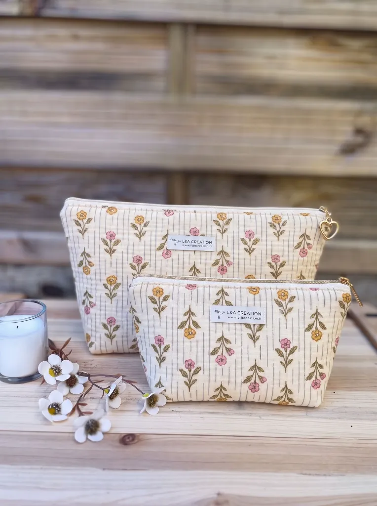 Pochette trousse imperméable - 2 tailles - L&A Création