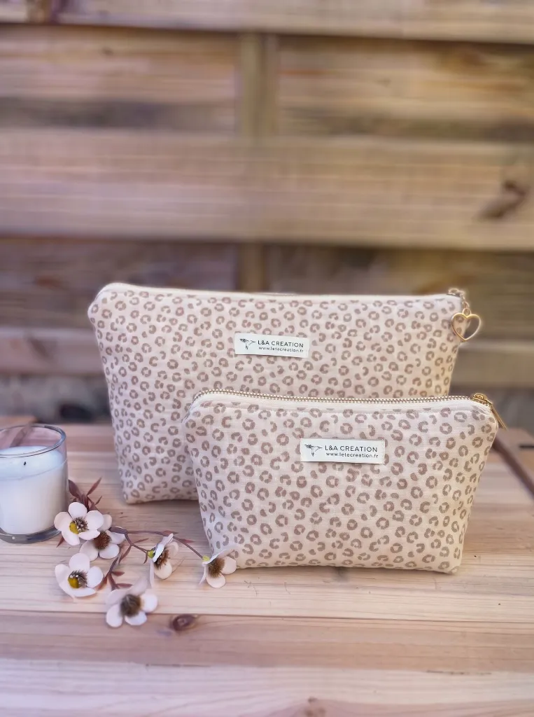 Pochette trousse imperméable - 2 tailles - L&A Création