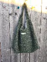 Sac hobo bouclette et gaze de coton bio L&A Création