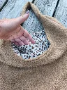 Sac hobo bouclette et gaze de coton bio L&A Création