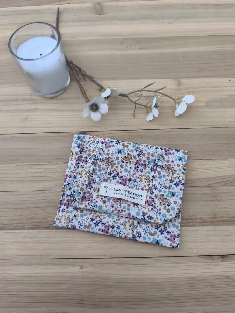 Pochette étui à savon ou lingettes - imperméable - L&A Création