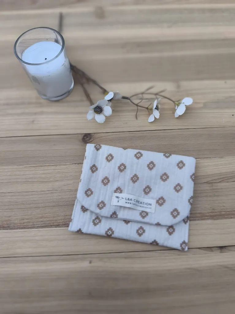 Pochette étui à savon ou lingettes - imperméable - L&A Création