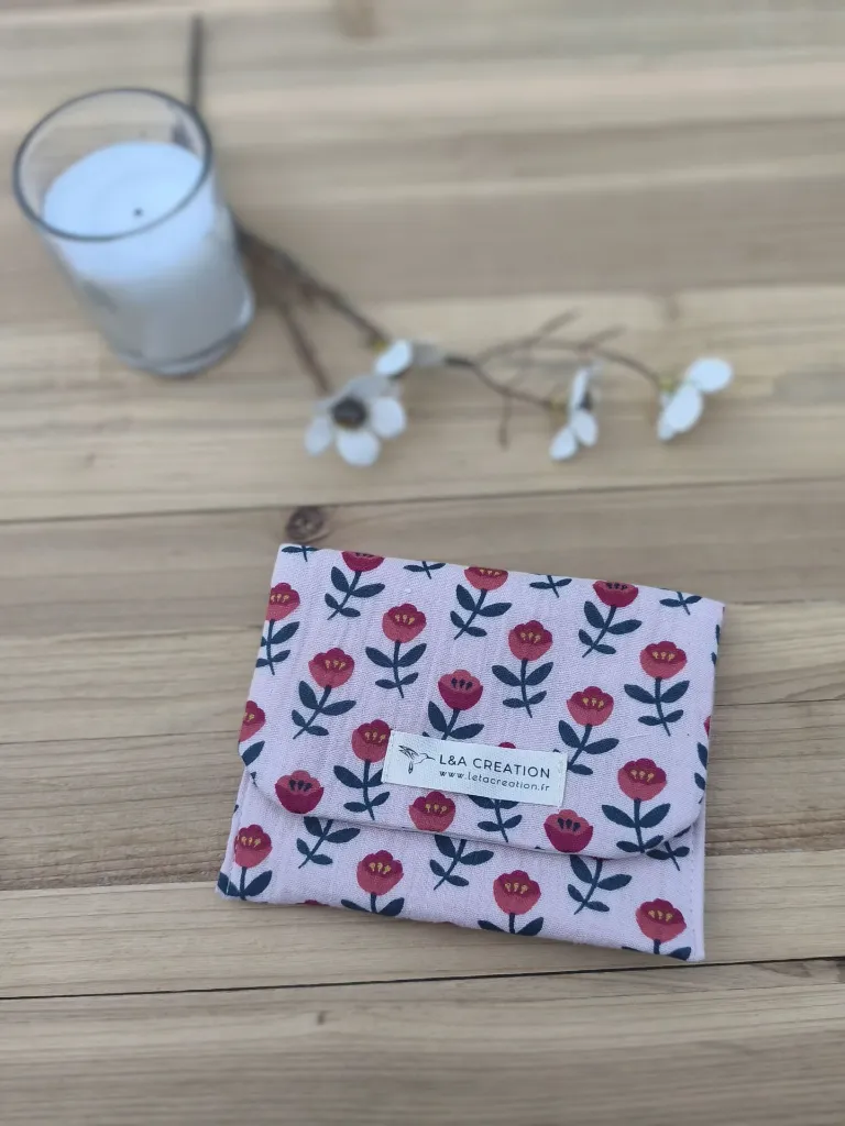 Pochette étui à savon ou lingettes - imperméable - L&A Création