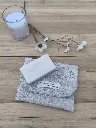 Pochette étui à savon ou lingettes - imperméable - L&A Création