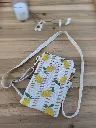 Pochette bandoulière, petit sac  à téléphone ou lunettes L&A Création