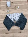 Bouillotte sèche à base de riz déhoussable, ultra douce, L&A Création