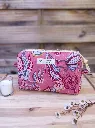 Trousse matelassé tissu Indien rose L&A Création.webp