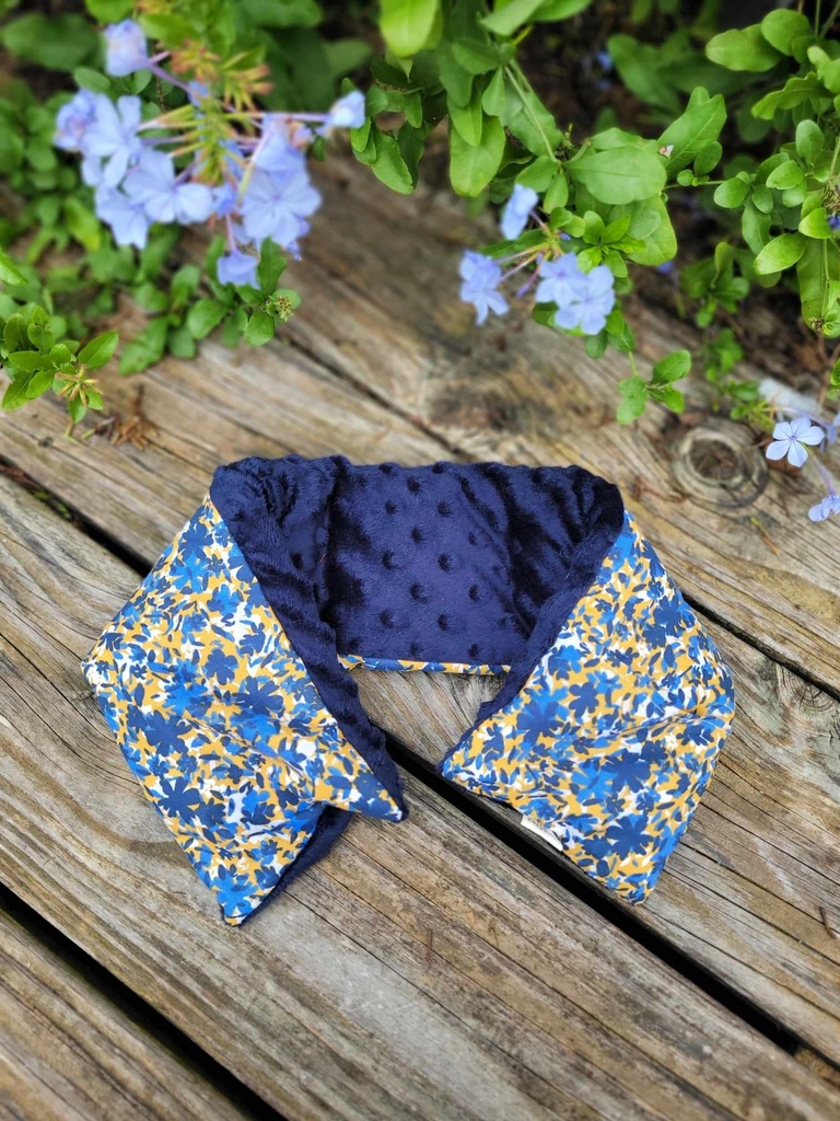 Bouillotte Bi-Matière - Coton imprimé ou liberty et Polaire Minky - PERSONNALISABLE - SUR COMMANDE  