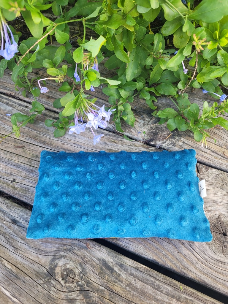 Bouillotte petit format - bi-matière - coton imprimé enfant et polaire  minky- PERSONNALISABLE SUR COMMANDE 