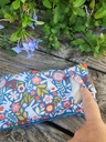 Bouillotte petit format - bi-matière - coton imprimé enfant et polaire  minky- PERSONNALISABLE SUR COMMANDE 
