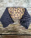 Bouillotte sèche à base de Riz - Bi-Matière - Coton imprimé et Polaire Minky - PERSONNALISABLE - SUR COMMANDE  