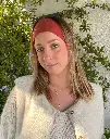 Bandeau cheveux en gaze de coton à pois dorés  -couleur au choix 