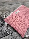 Pochette en coton nid abeille BIO - 4 tailles - couleur au choix - SUR COMMANDE 