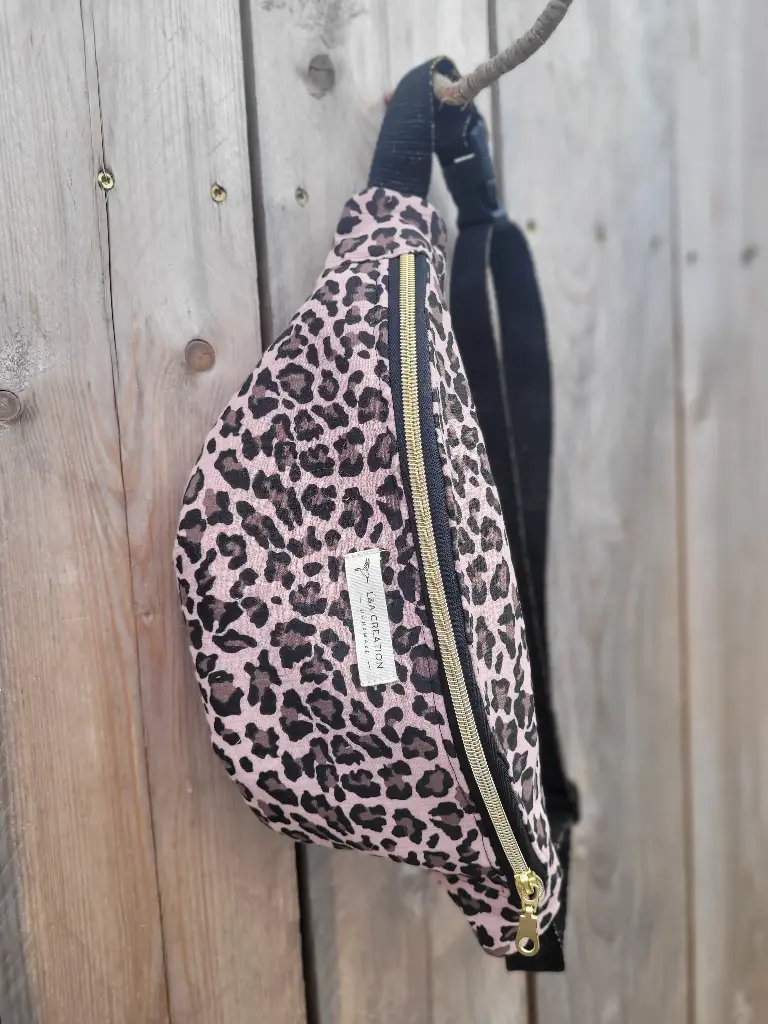Sac Banane en coton BIO LEOPARD