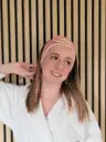 Bandeau de soins skincare pour maquillage en  coton nid d 'abeille BIO et Eponge bambou -  nombreux coloris