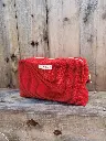 Grande pochette trousse à maquillage en velours côtelé - personnalisable - SUR COMMANDE 