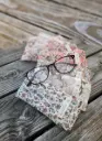 Etui à lunettes - coton imprimé au choix