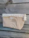 Trousse pochette - 2 tailles - collection BOHEME - Personnalisable avec ou sans franges - couleur au choix  