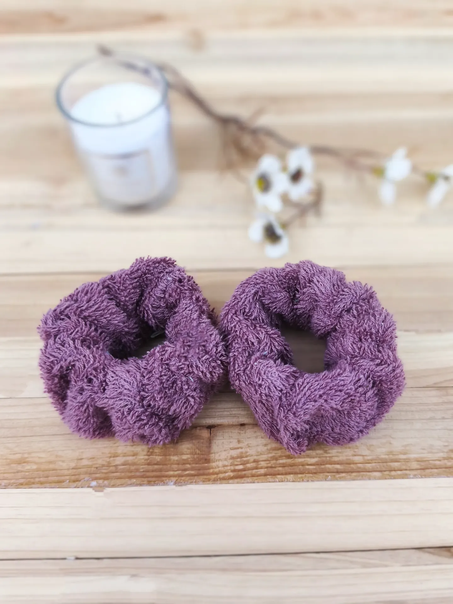 Bracelets Skincare - lot de 2 Eponge Bambou ultra douce - couleur au choix