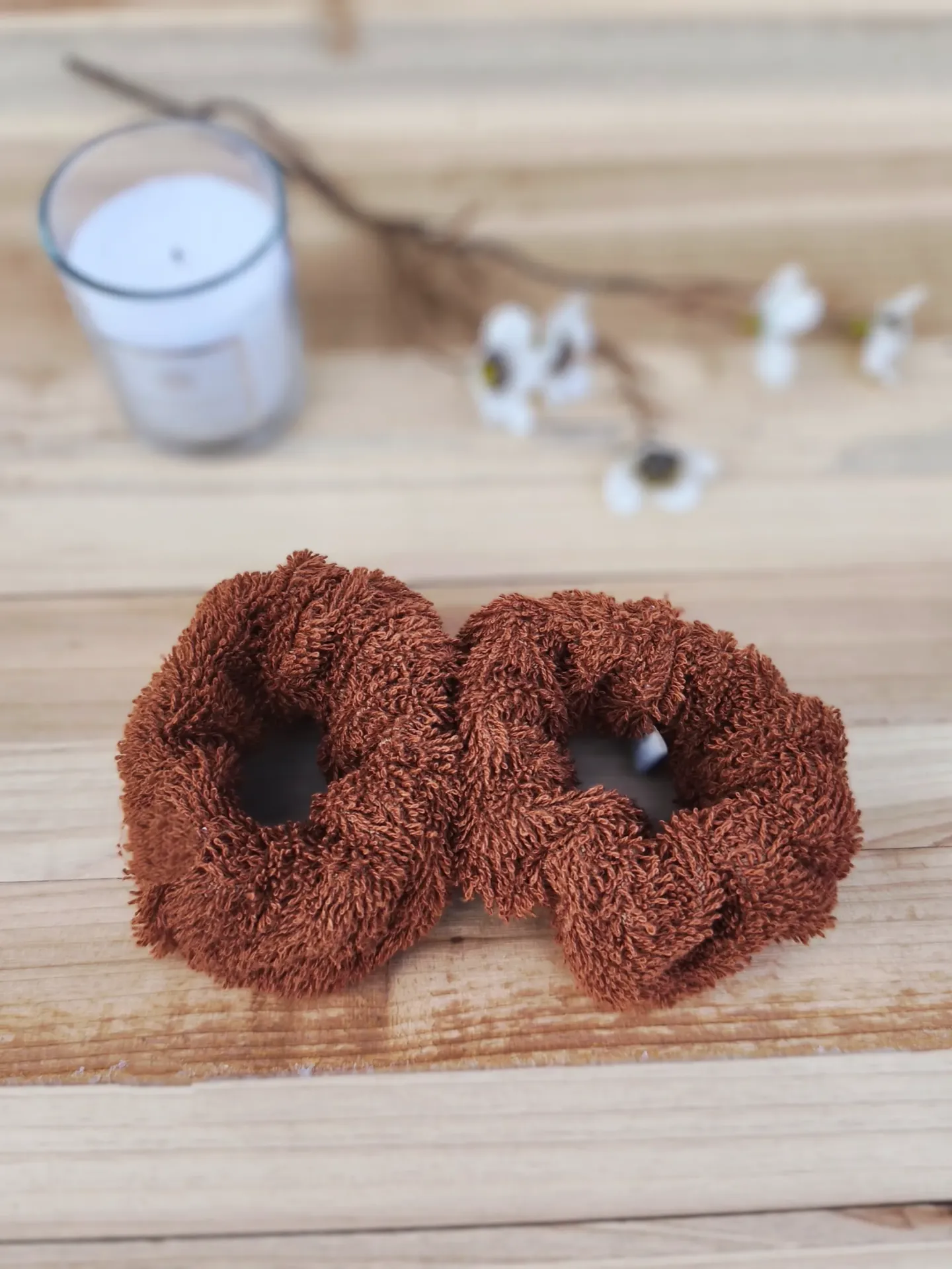 Bracelets Skincare - lot de 2 Eponge Bambou ultra douce - couleur au choix