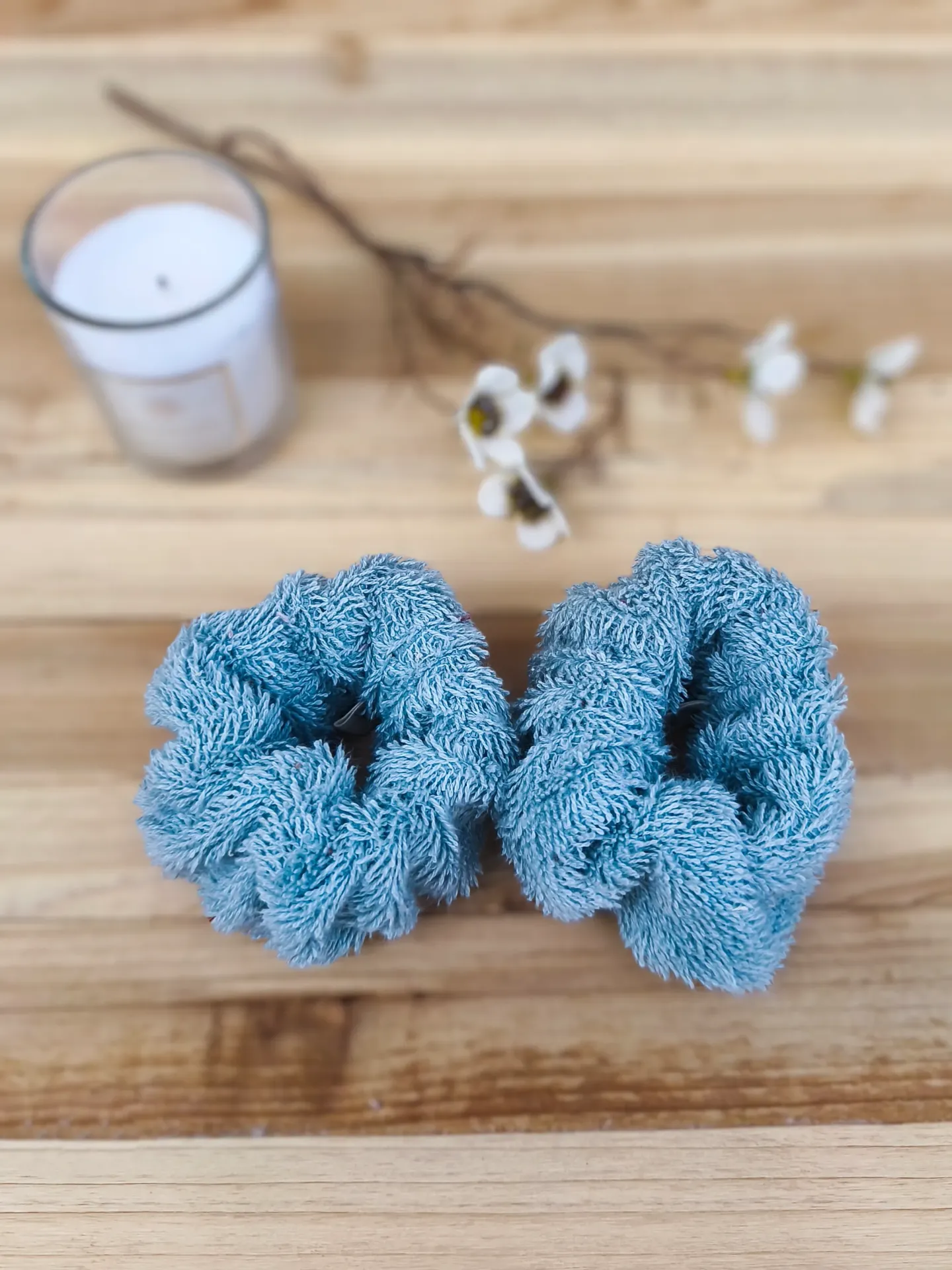 Bracelets de soin - Manchettes Skincare- lot de 2 en Eponge - routine Skincare - couleur au choix