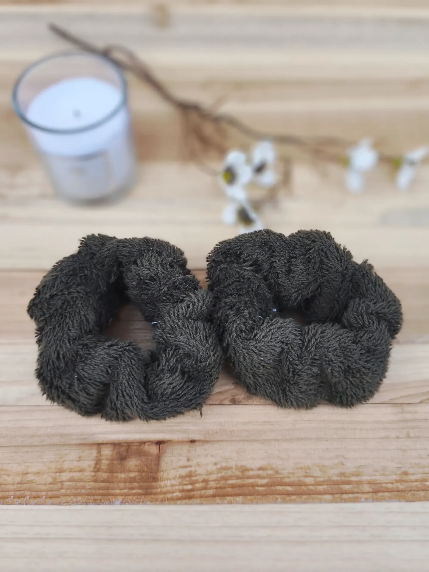 Bracelets Skincare - lot de 2 Eponge Bambou ultra douce - couleur au choix