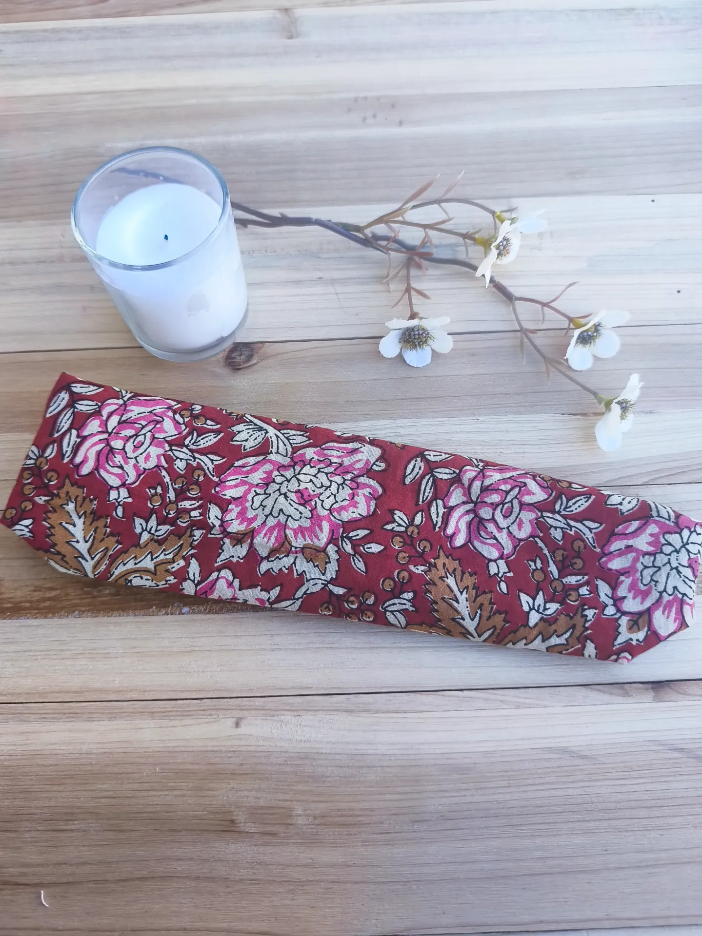 Bandeau cheveux INDIA en coton Indien Hand Block Print - 31 motifs au choix - EDITION LIMITEE