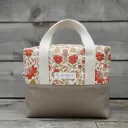 Lunch Bag Isotherme - coton imprimé et imperméable - motifs au choix - SUR COMMANDE 
