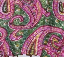 Eventail artisanal en tissu Indien HandBlock Print- plusieurs modèles disponibles