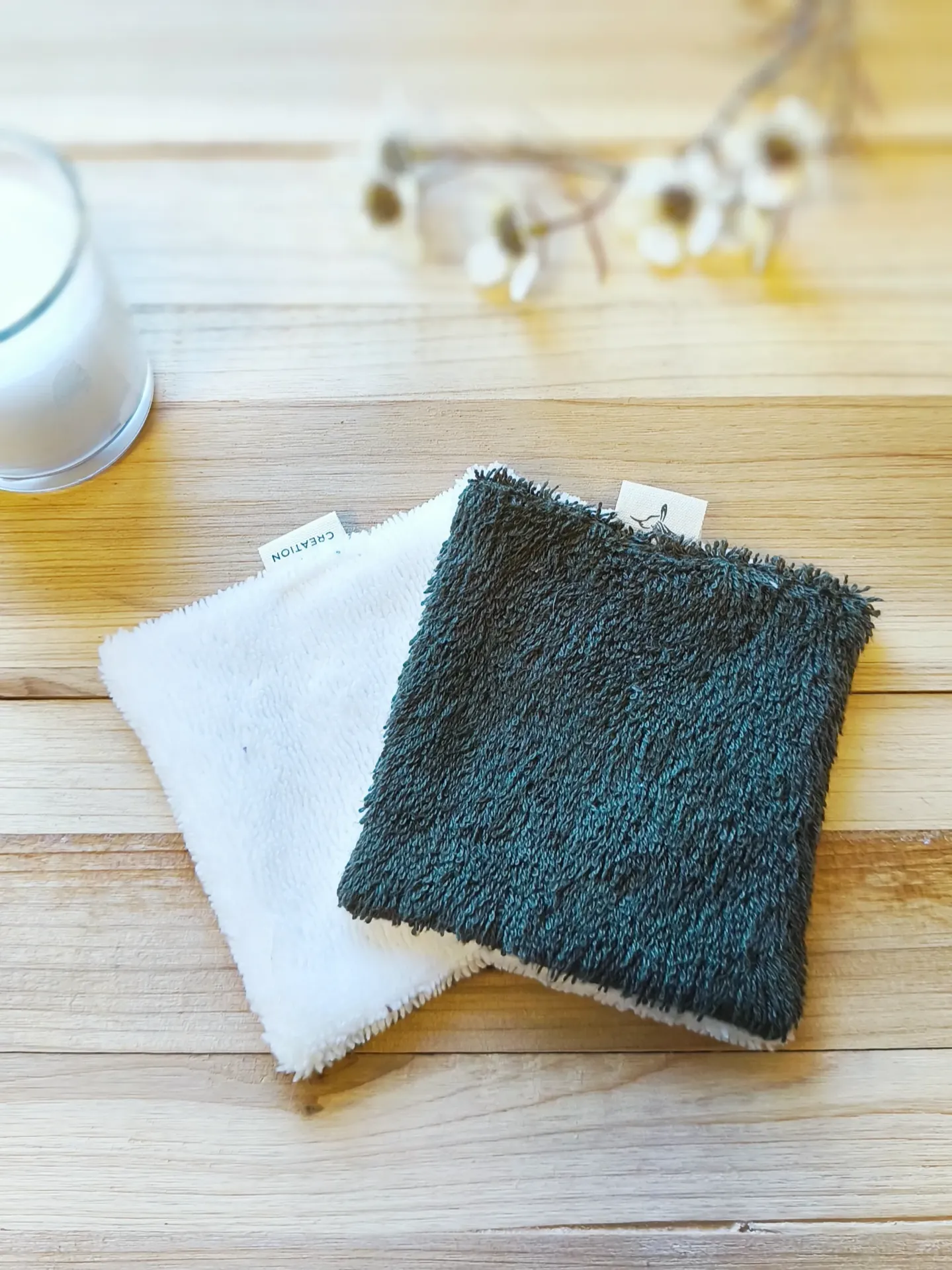 Lingettes Démaquillantes Lavables - Éponge et Bambou Bio - bi face