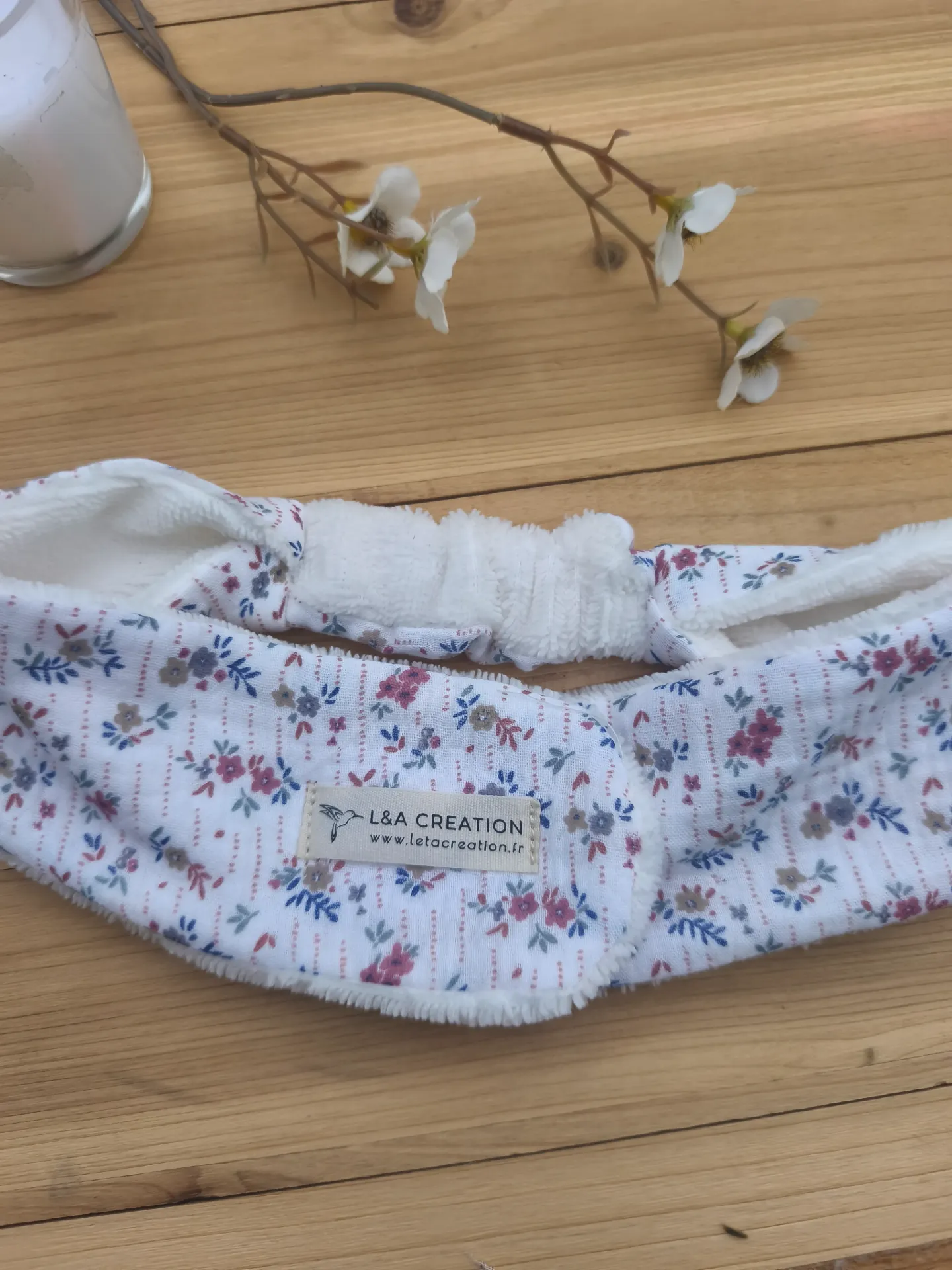 Bandeau de Soin Démaquillage SKINCARE Réglable - Gaze de Coton Bio & Bambou (Motifs au Choix)