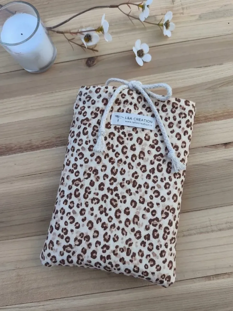 Pochette à Livre Rembourrée en Gaze de Coton Bio