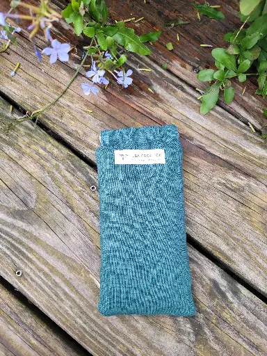 Etui à lunettes - lin - couleur au choix 